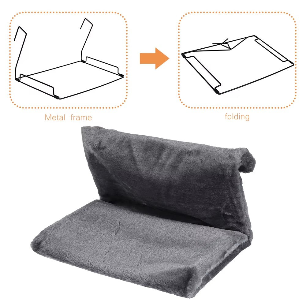 Katzen-Heizungsliege/-Hängematte mit Metallrahmen, warmes Katzenbett