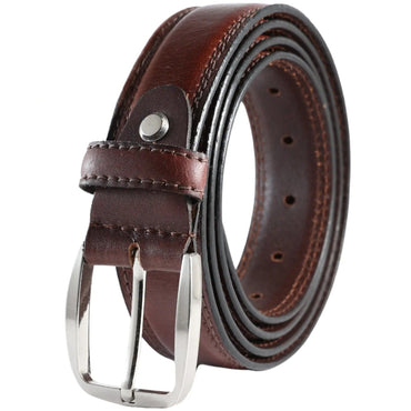 Men's Leather Belt-Handmade-Brown Formal Belt