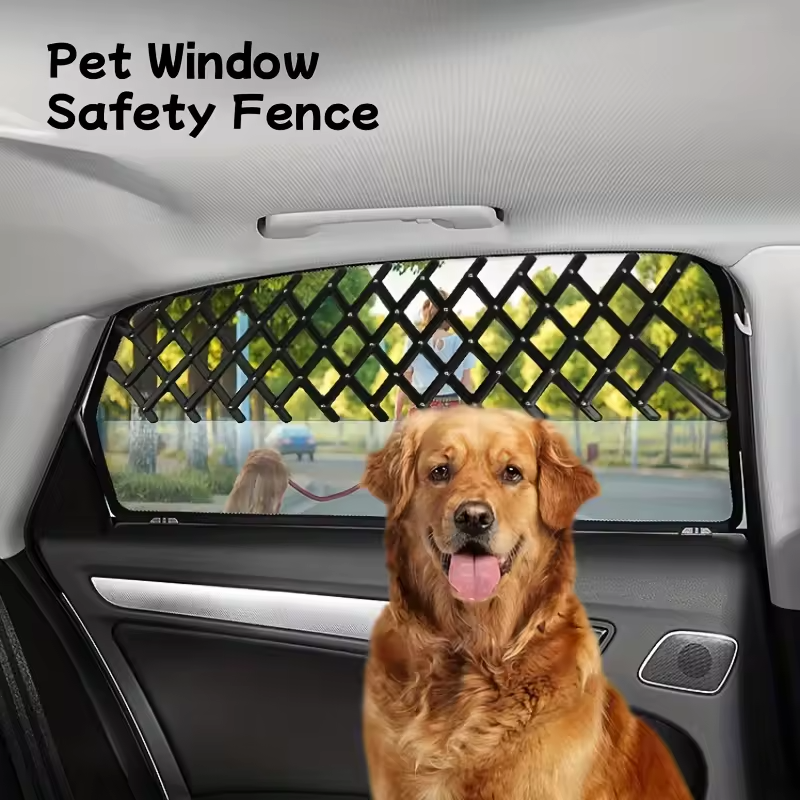 Fenstergitter für Haustiere, Lüftungsschutzgitter für Hunde, Autos, SUVs, LKWs