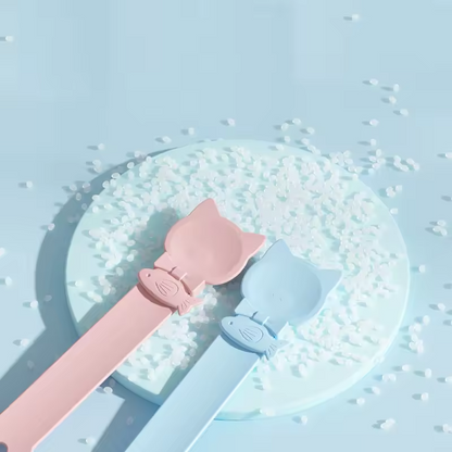 Katzenleckerli Quetschlöffel Langer Griff Nassfutter Püree Spender Fütterungshilfe
