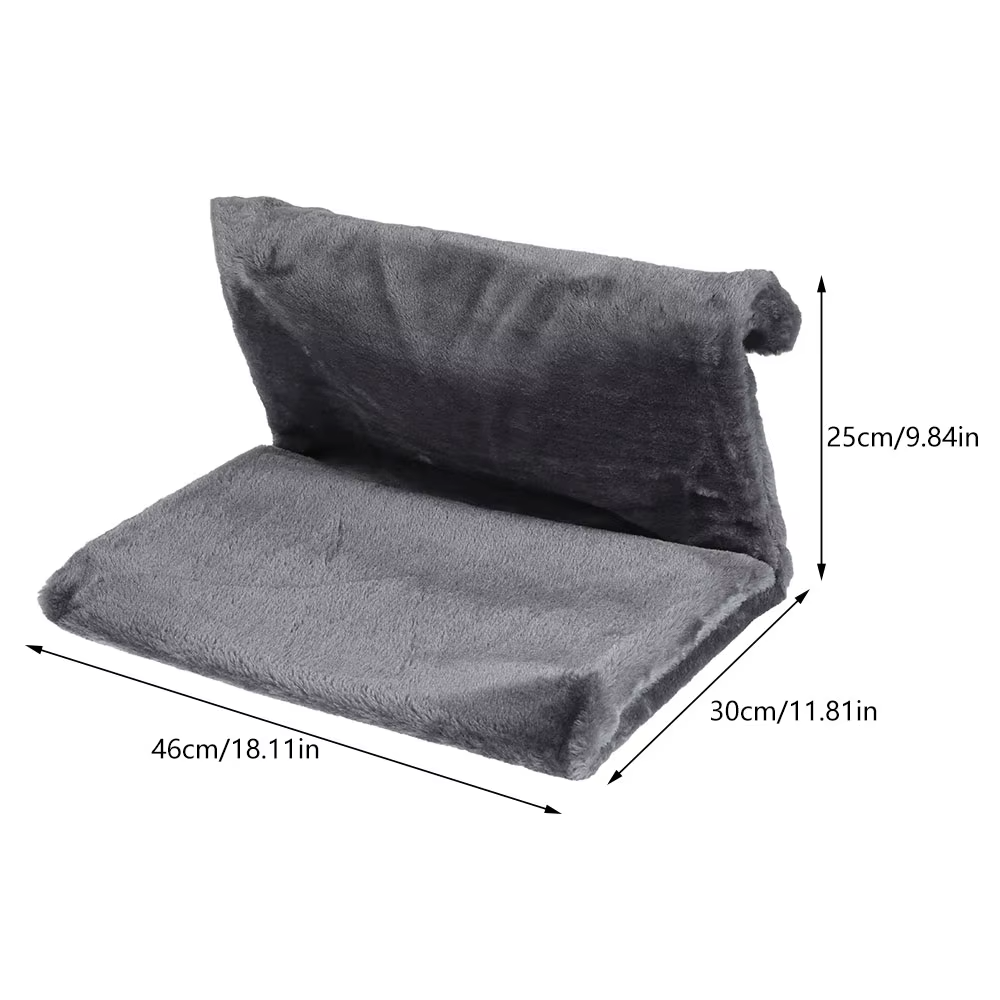 Katten hangmat/ligstoel voor aan de verwarming met metalen frame, warm kattenmandje
