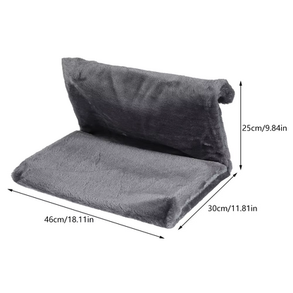 Katten hangmat/ligstoel voor aan de verwarming met metalen frame, warm kattenmandje