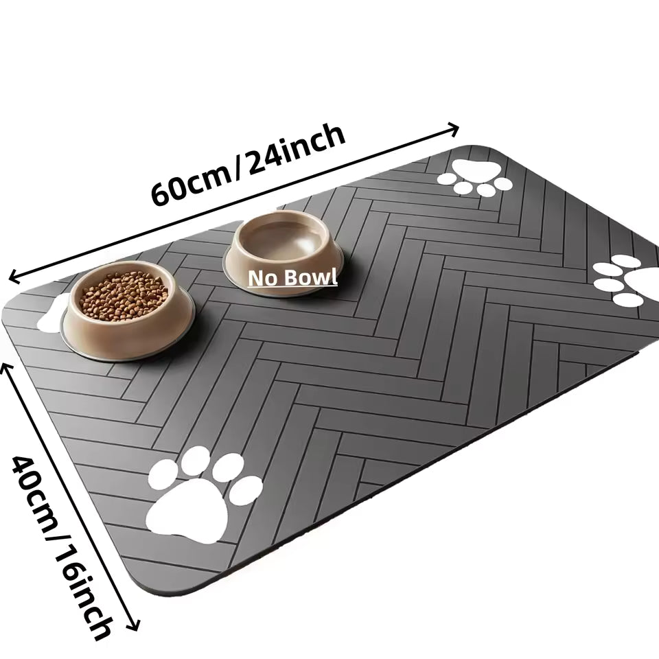 Antimorsmat Absorberende Waterdichte Voerbakmat voor Hond en Kat
