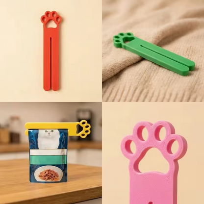Katzenleckerli-Quetschlöffel Katzenpfoten-Design Abfallfreies Snack-Tubenfutterwerkzeug